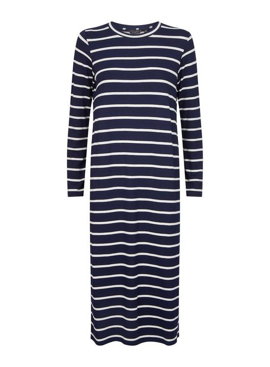 Dorothy Perkins Navy Stripe Print Midi Dress 4
