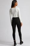Dorothy Perkins Petite Black Ripped Darcy Jeans thumbnail 4