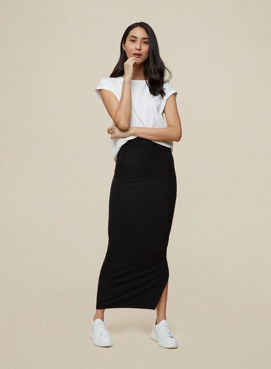 Dorothy Perkins Tall Black Maxi Skirt 2
