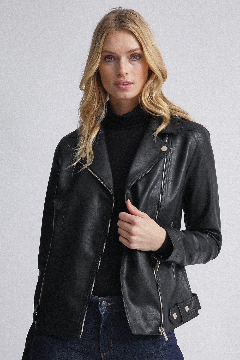 Dorothy perkins tall deals leather jacket