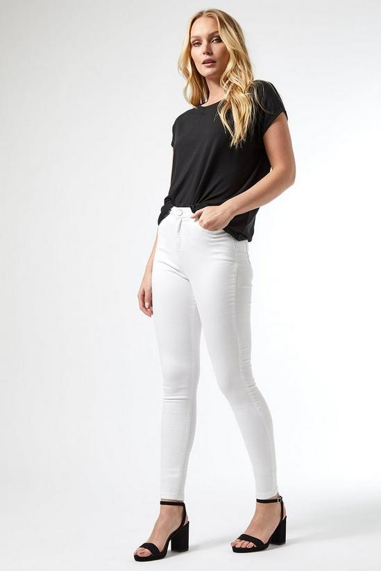 Dorothy Perkins Tall White Shape and Lift Denim Jeans 2