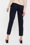 Dorothy Perkins Tall Navy Ankle Grazer Trousers thumbnail 3