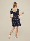 Dorothy Perkins Blue Ditsy Bubble Fit and Flare Dress thumbnail 2