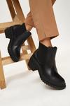 Dorothy Perkins Wide Fit Aries Chelsea Unit Boots thumbnail 1