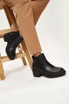 Dorothy Perkins Wide Fit Aries Chelsea Unit Boots thumbnail 2