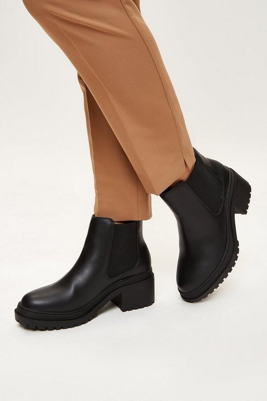 Dorothy Perkins Wide Fit Aries Chelsea Unit Boots 3