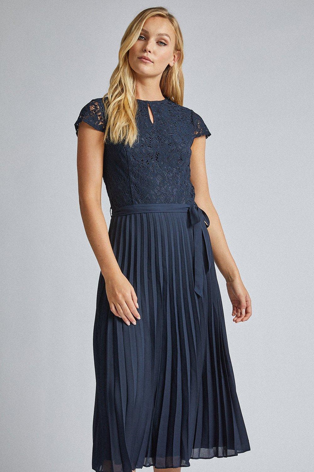 Dorothy perkins store navy lace dress