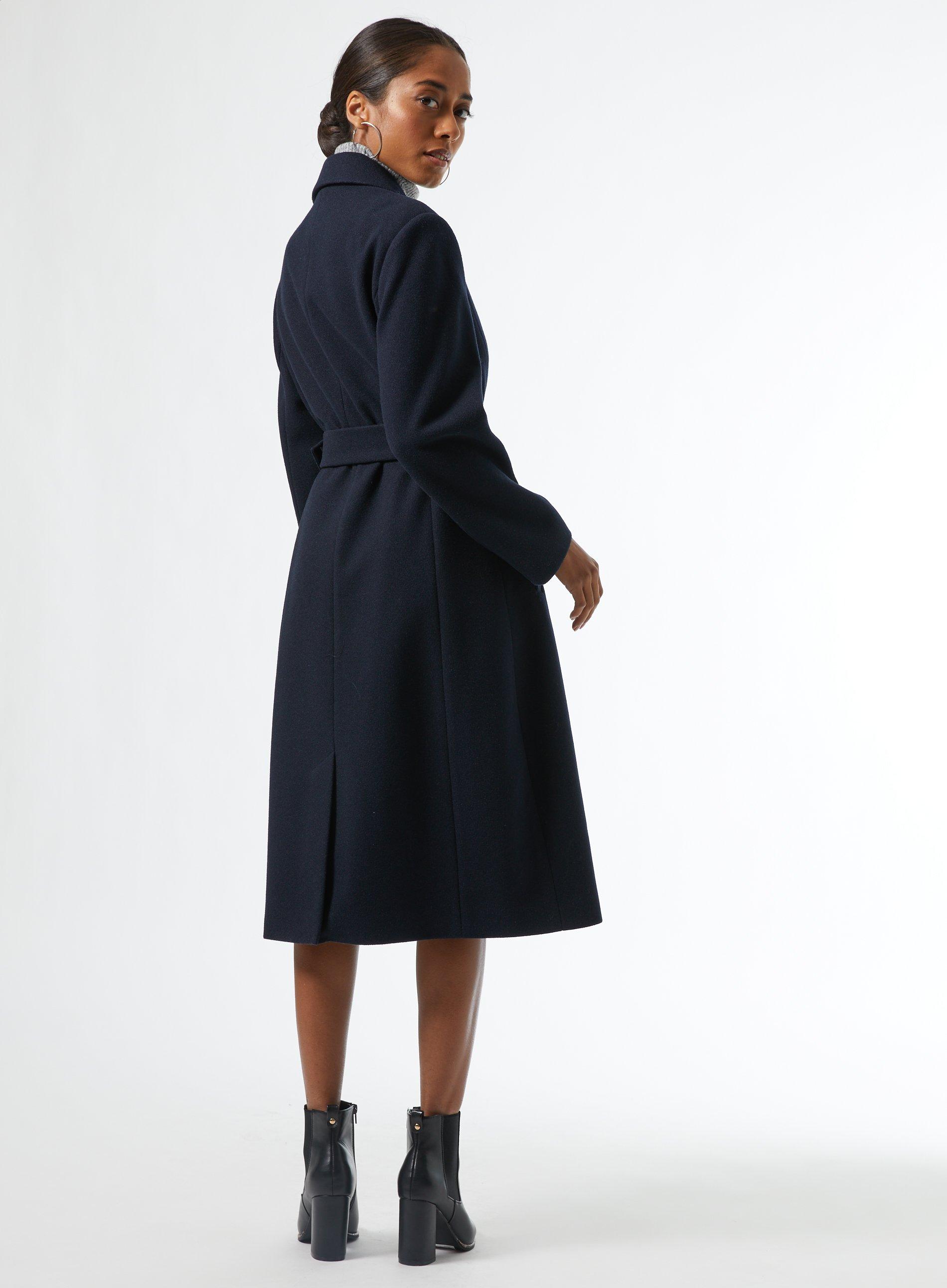 Dorothy perkins navy deals coat