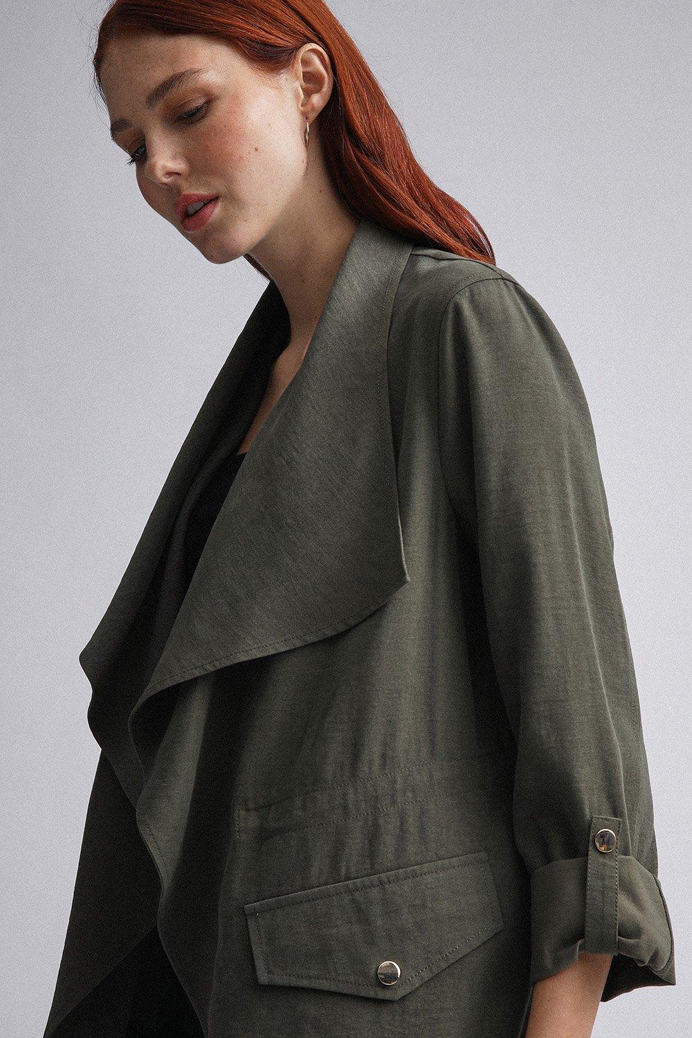 Khaki Waterfall Jacket