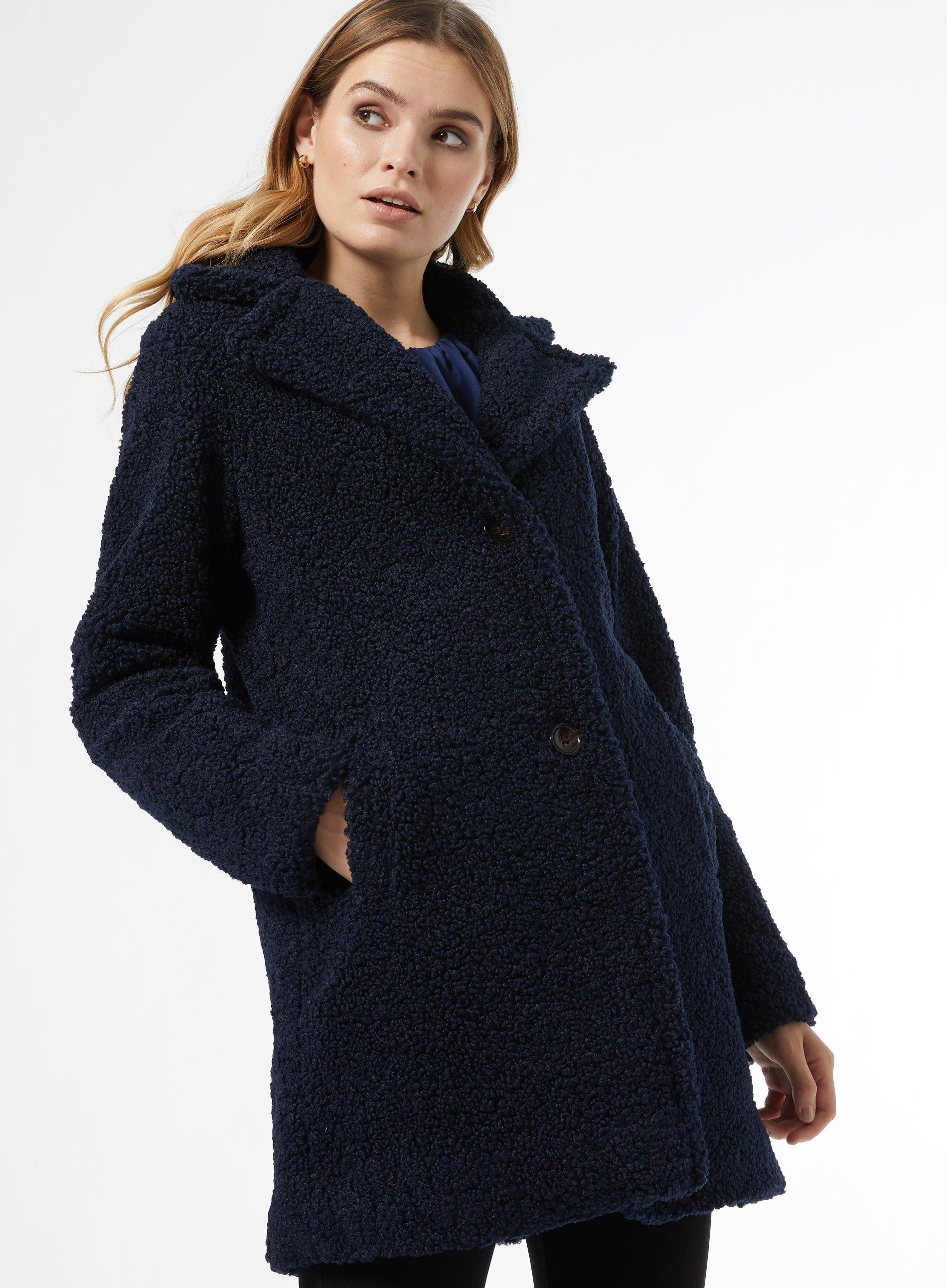 Something navy teddy on sale coat