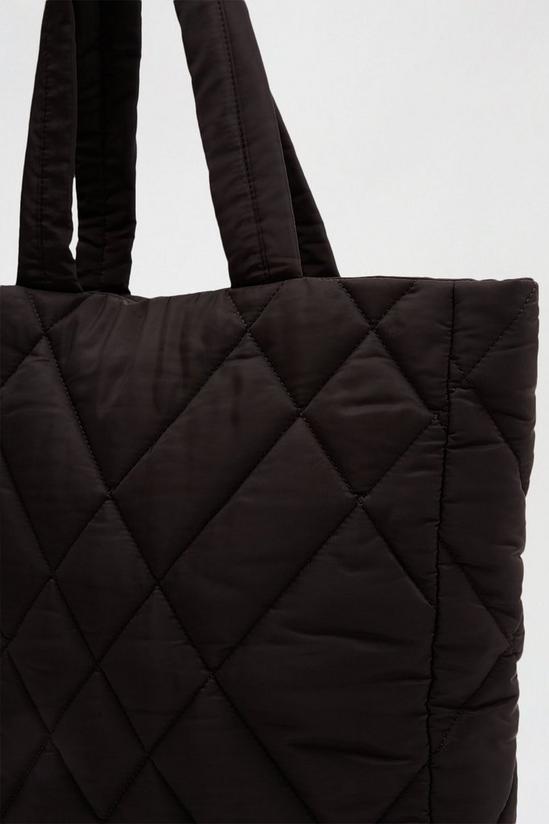 Dorothy Perkins Quilted Nylon Shopper 3