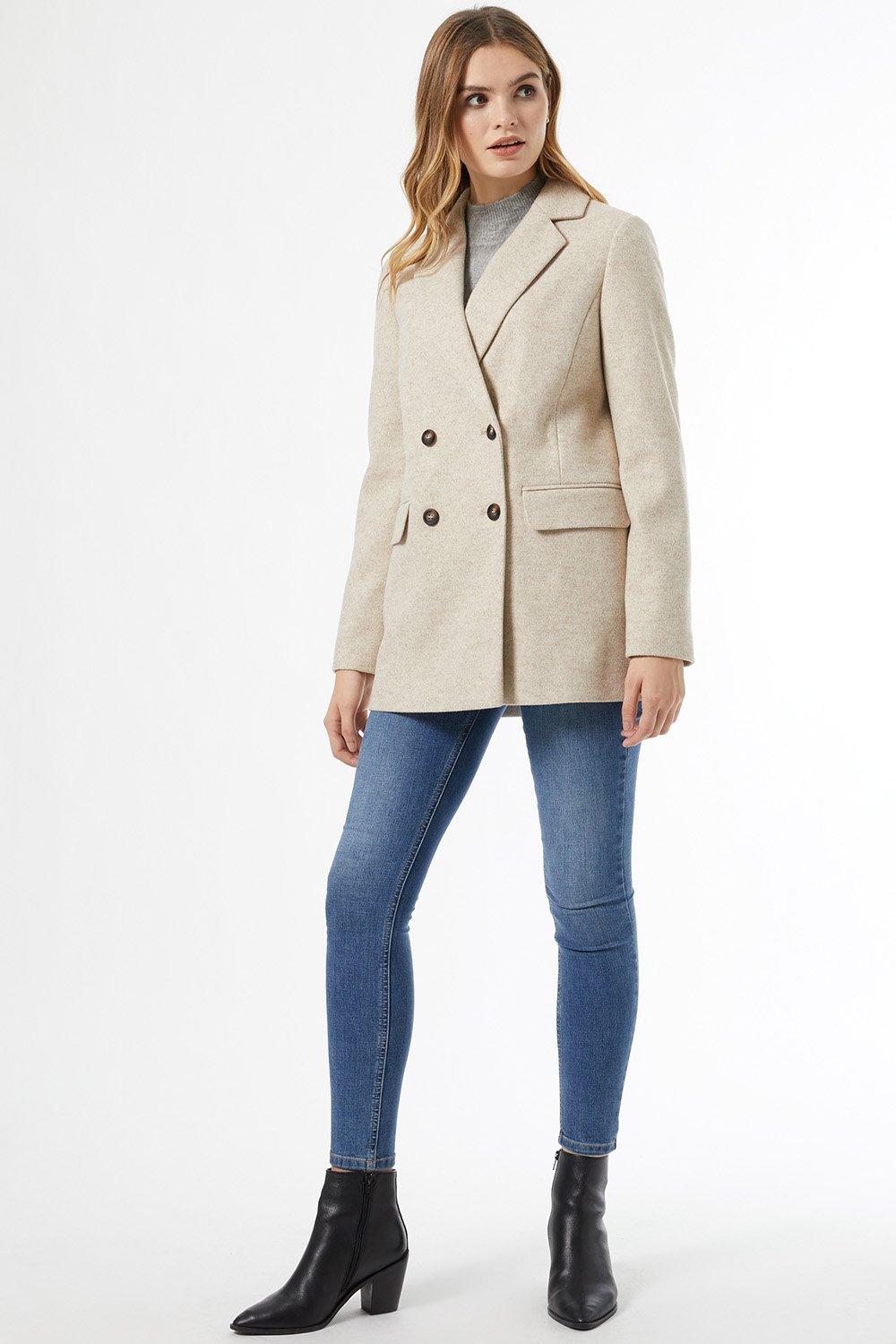 Dorothy perkins 2024 double breasted coat