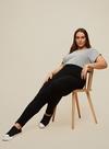 Dorothy Perkins Curve Black Lounge Knitted Joggers thumbnail 3