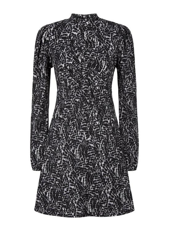 Dorothy Perkins Leopard Print Ruched Mini Skater Dress 2