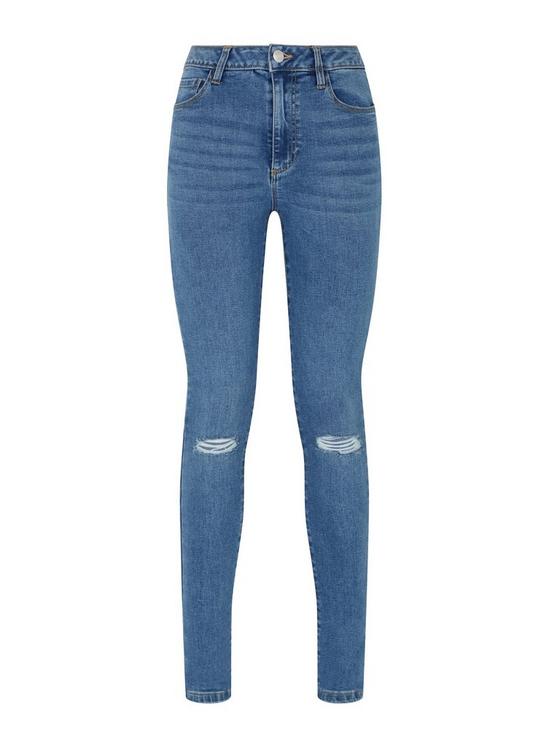 Dorothy Perkins Tall Blue Light Wash Alex Denim Jeans 1