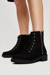 Dorothy Perkins Wide Fit Margot Lace Up Hiker Boot thumbnail 4