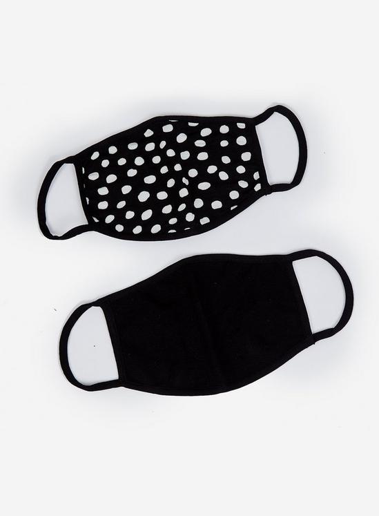 Dorothy Perkins Black spot two pack face covering 2