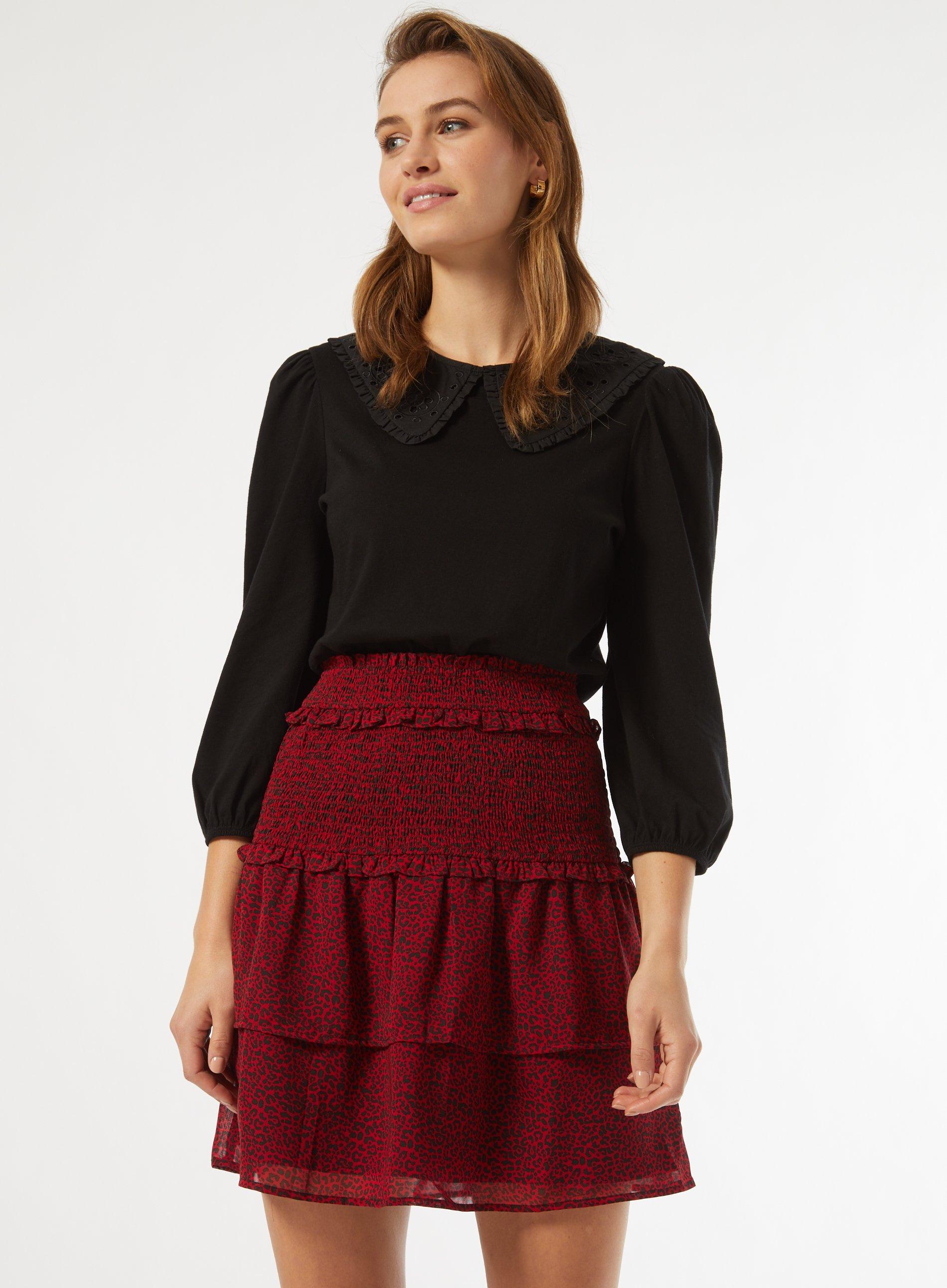 Dorothy perkins 2025 red mini skirt