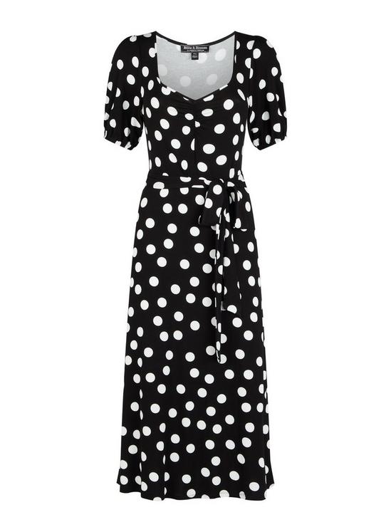 Dorothy Perkins Monochrome Spot Print Midi Dress 2