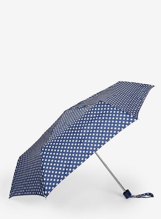 Dorothy Perkins Navy Spot Umbrella 1