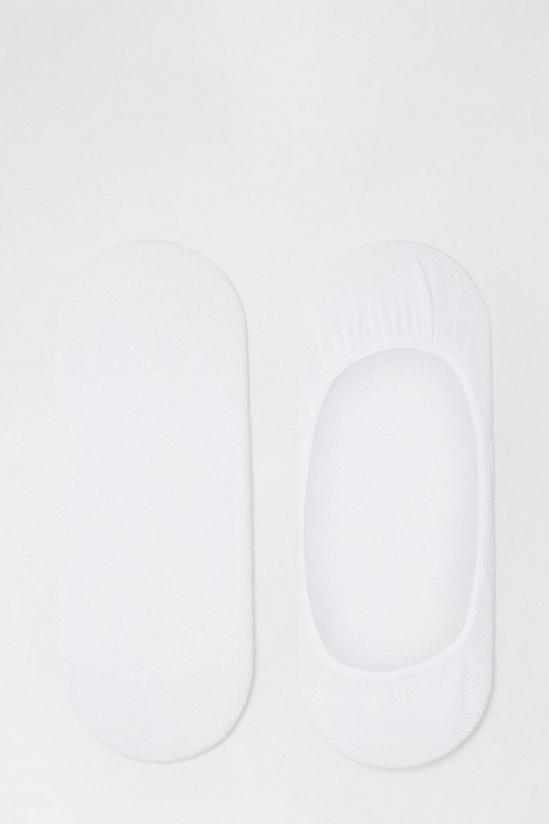 Dorothy Perkins 2 Pack White Footsies With Cotton 1