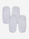 Dorothy Perkins 2 Pack White Footsies With Cotton thumbnail 4