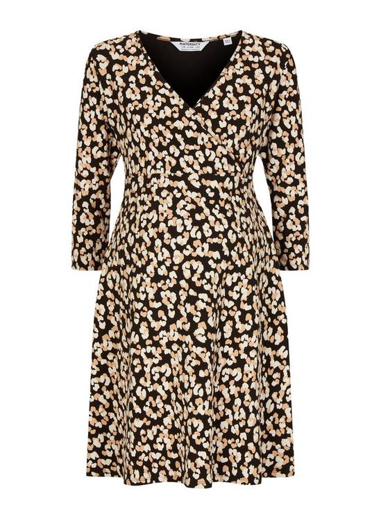 Dorothy Perkins Maternity Leopard Wrap Dress 2