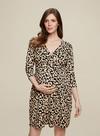 Dorothy Perkins Maternity Leopard Wrap Dress thumbnail 3