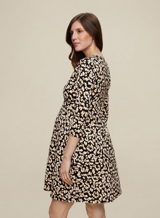 Dorothy Perkins Maternity Leopard Wrap Dress 4