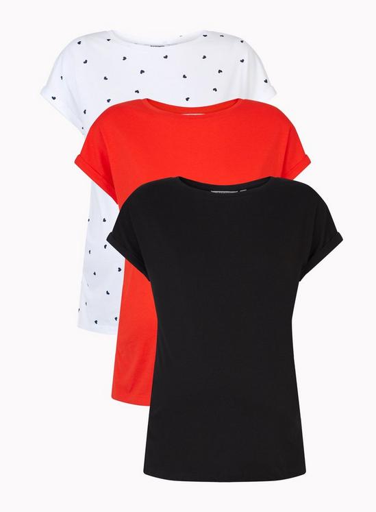 Dorothy Perkins Maternity 3 Pack Roll Sleeve T-Shirts 2