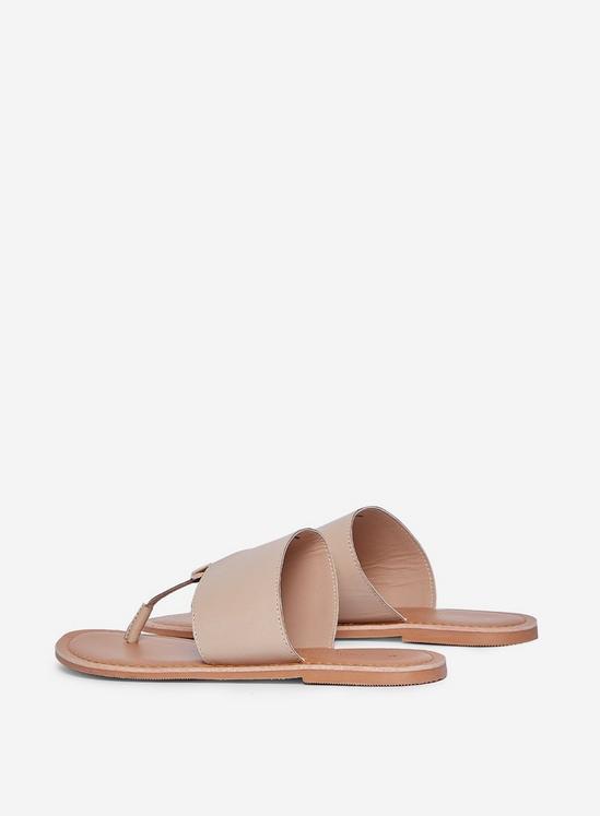 Dorothy Perkins Beige Jenner Leather Sandals 4