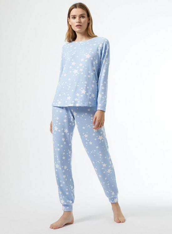 Dorothy Perkins Blue Star Print Pyjama Set 2