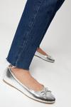 Dorothy Perkins Wide Fit Silver Peace Pumps thumbnail 1