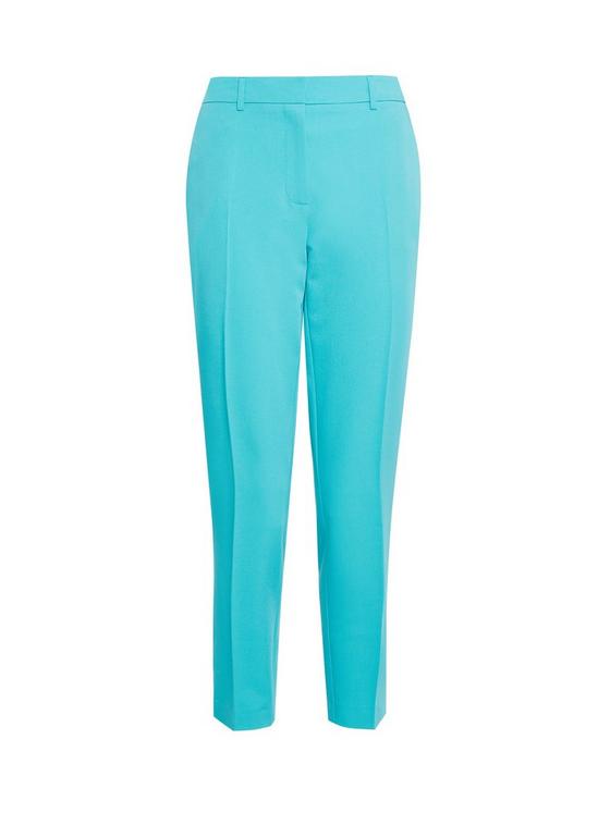 Dorothy Perkins Turquoise Ankle Grazer Trousers 2