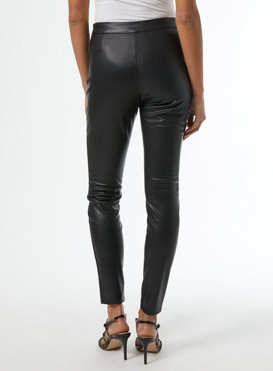Dorothy Perkins Black faux leather leggings 3
