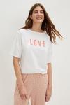 Dorothy Perkins Love T-Shirt and Spot Trouser Pyjama Set thumbnail 4