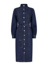 Dorothy Perkins Blue Fitted Denim Shirt Dress thumbnail 2