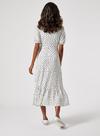 Dorothy Perkins Petite White Spot Printed Dress thumbnail 2
