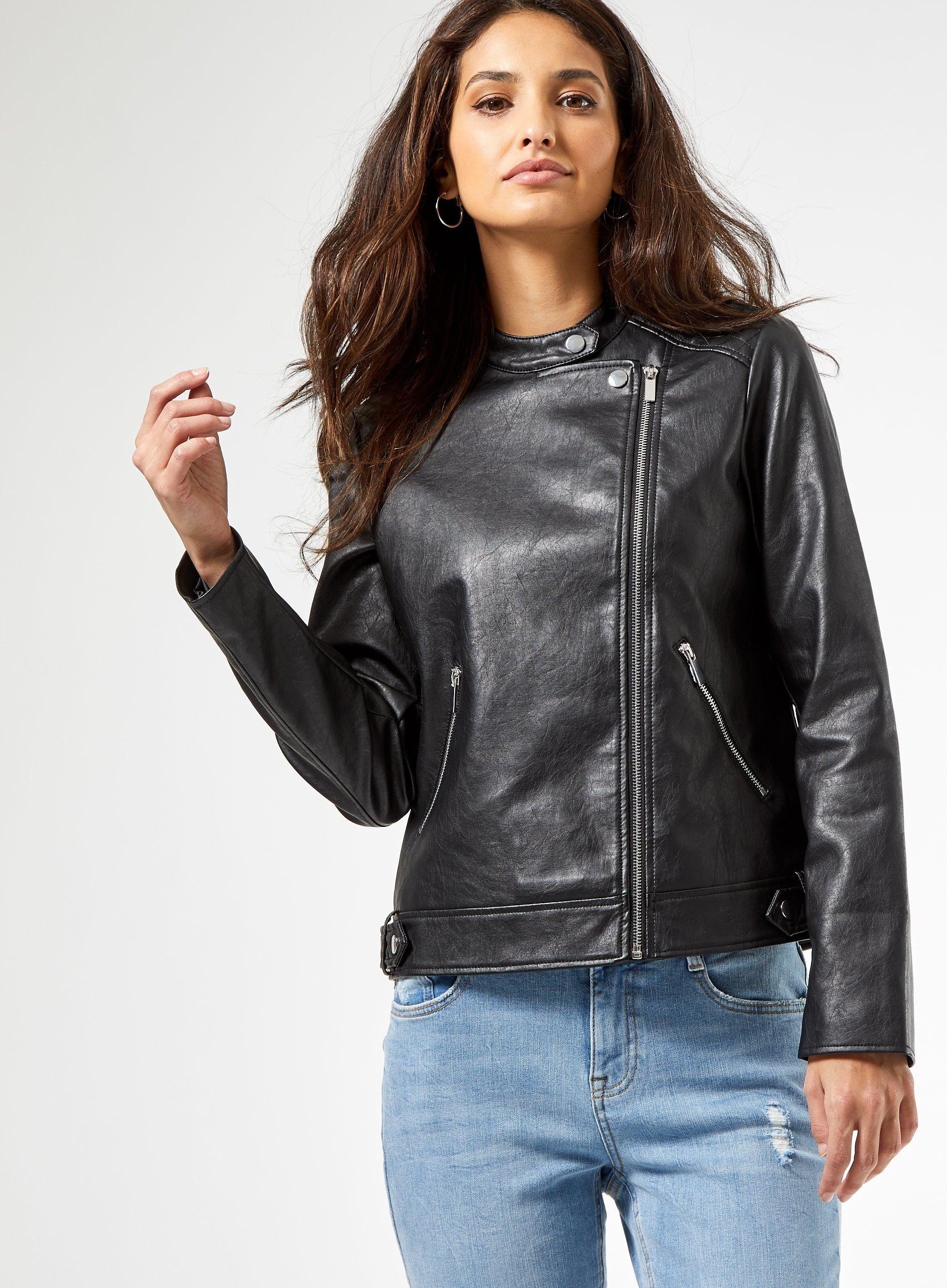 Dorothy perkins leather store jacket