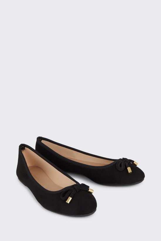 Dorothy Perkins Wide Fit Peaches Ballet Flats 4