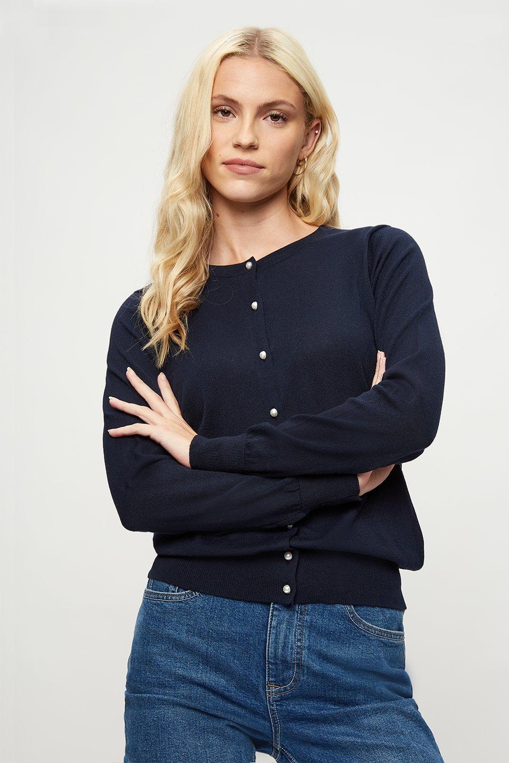 Dorothy perkins outlet navy cardigan