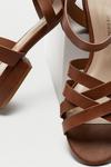 Dorothy Perkins Wide Fit Tan Shelly Heeled Sandals thumbnail 3