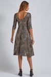 Dorothy Perkins Bronze Glitter Swirl Midi Dress thumbnail 4