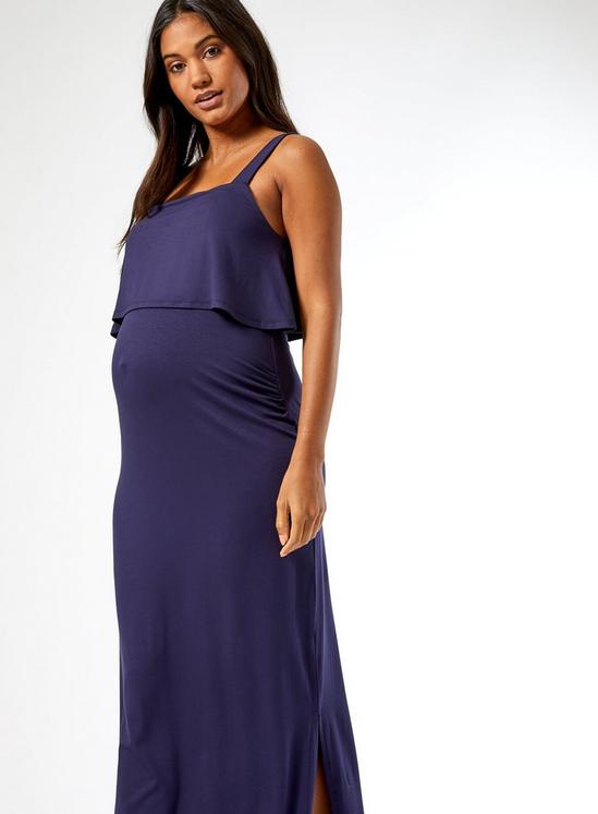 Dorothy Perkins Maternity Navy Camisole Maxi Dress 4