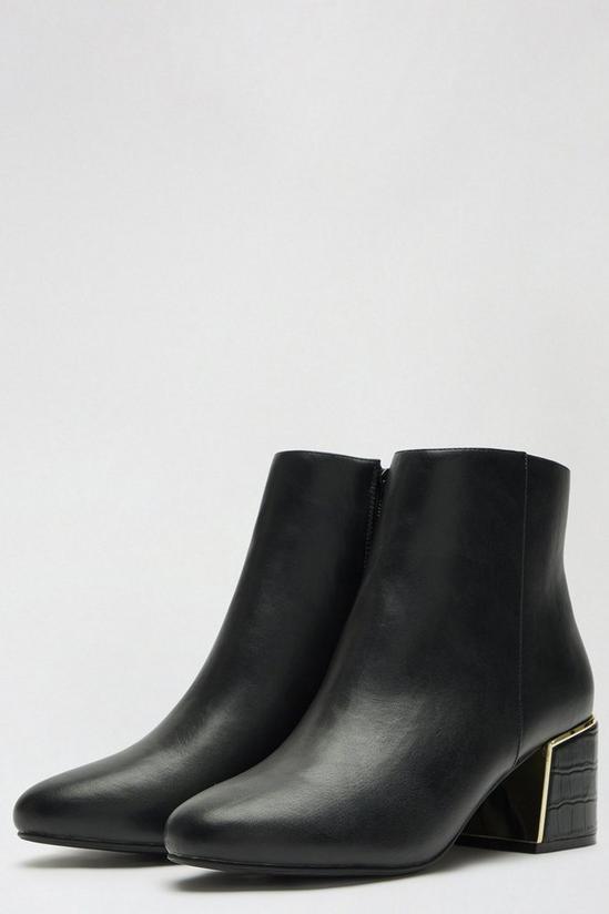 Dorothy Perkins Black Amber Ankle Boots 1