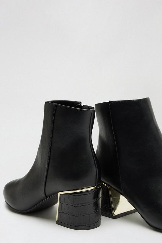 Dorothy Perkins Black Amber Ankle Boots 2