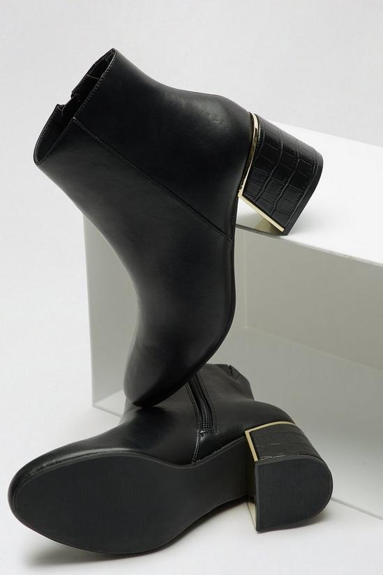 Dorothy Perkins Black Amber Ankle Boots 3