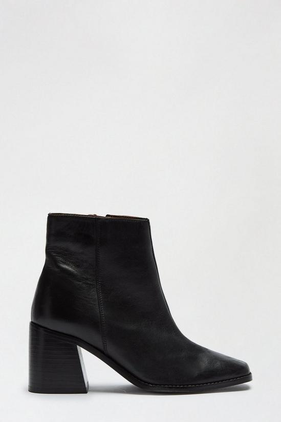 Dorothy Perkins Black Leather Oceanna Boots 1