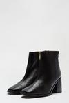 Dorothy Perkins Black Leather Oceanna Boots thumbnail 2