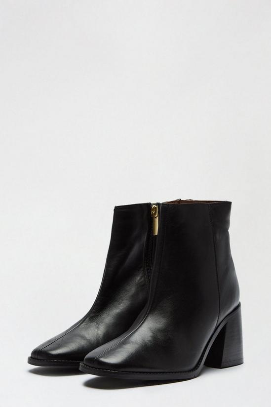 Dorothy Perkins Black Leather Oceanna Boots 2
